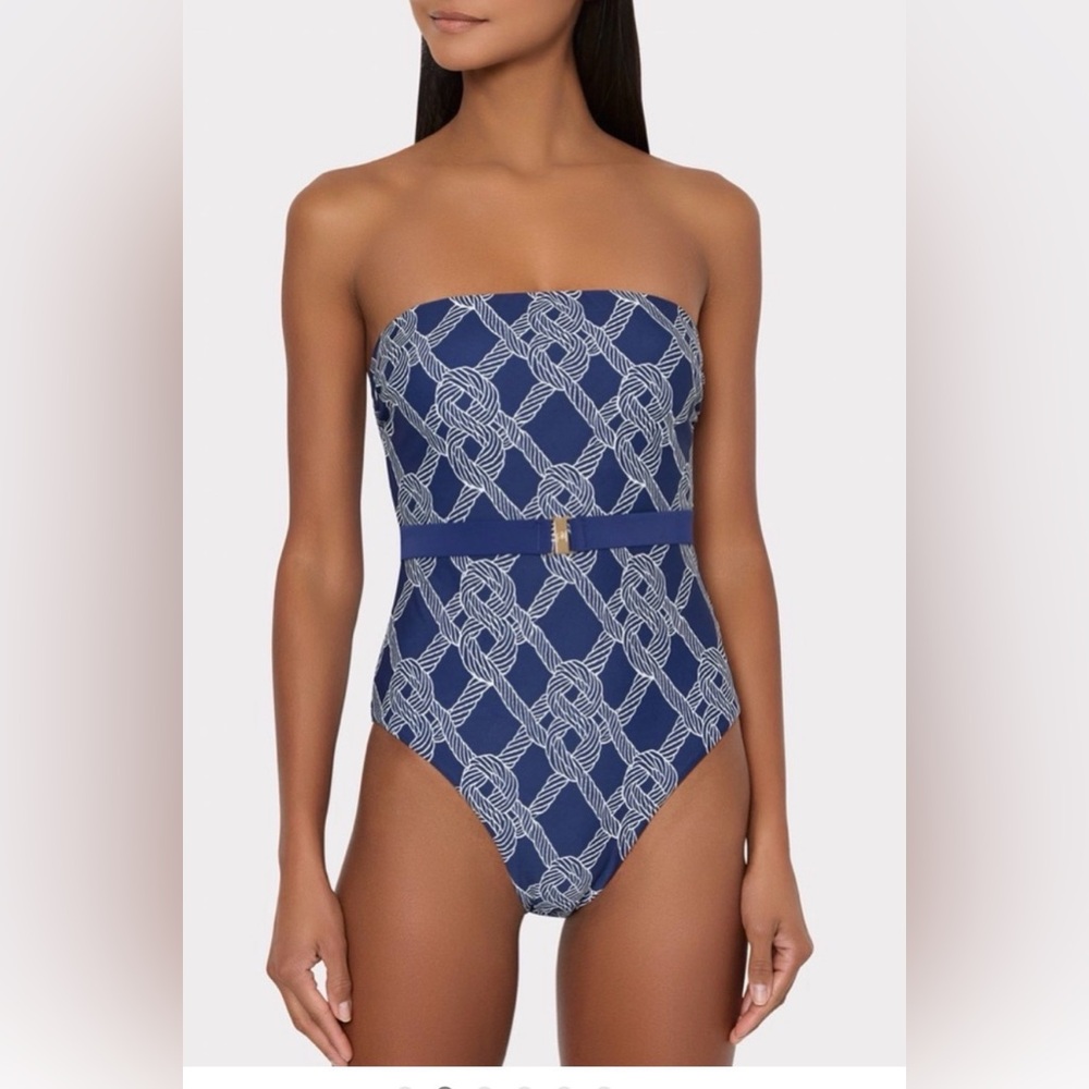 MILLY ROPE PRINT ONE PIECE SWIMSUIT